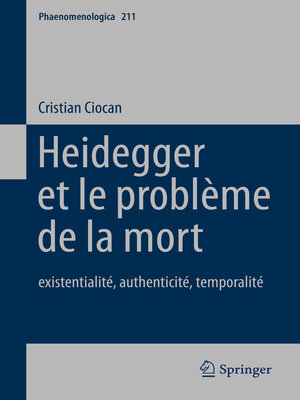 cover image of Heidegger et le problème de la mort